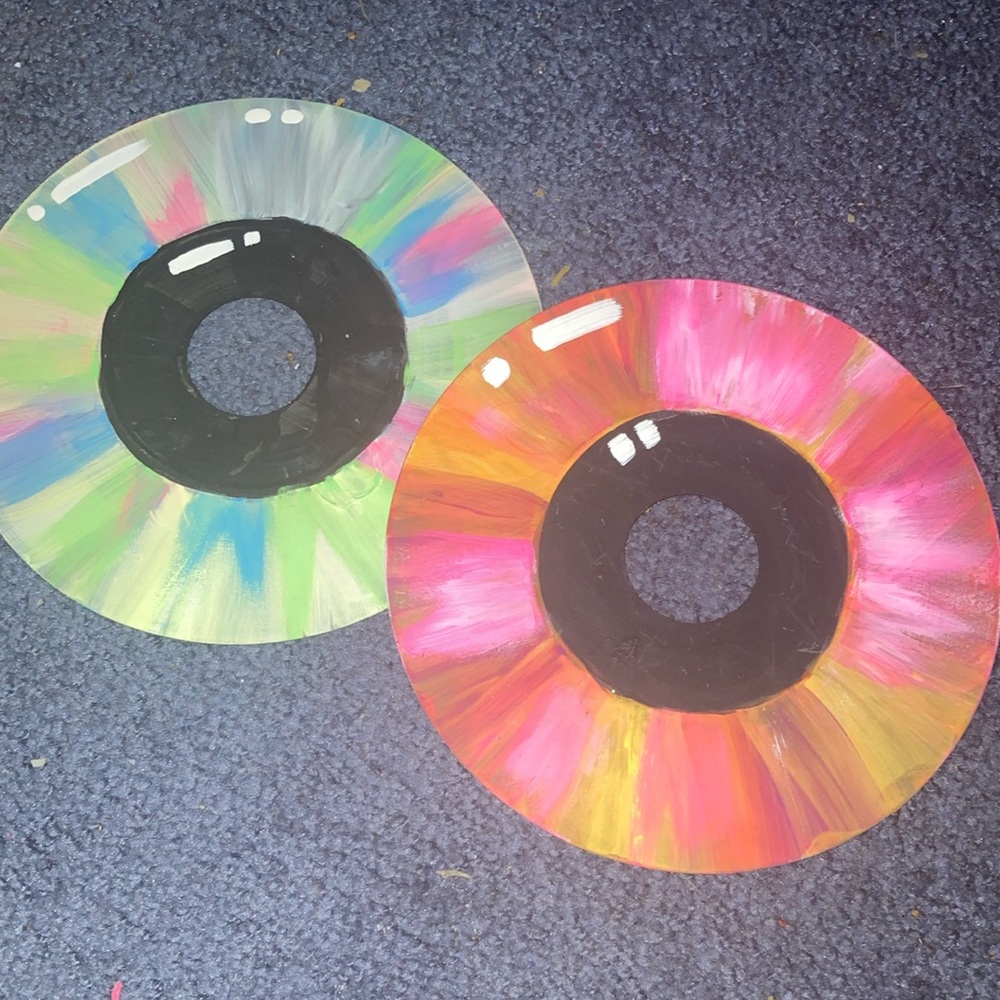 Hand painted records